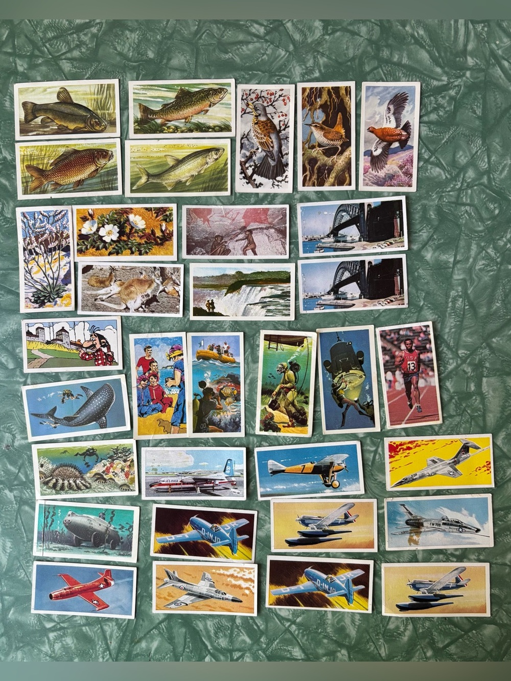 Vintage Mixed Kids Trading Cards - Brooke Bond Tea Cards 70s